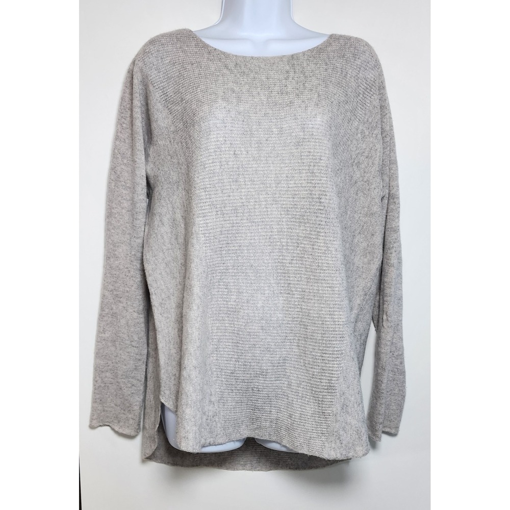 Max Studio Women's 100% Cashmere Knit Sweater Minimalist Luxury Size XL